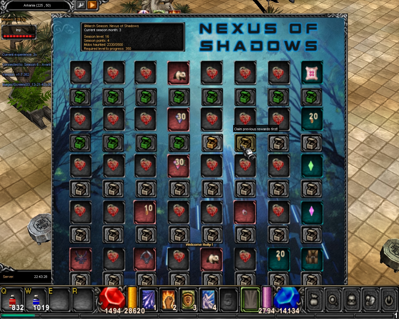 Season Progress System